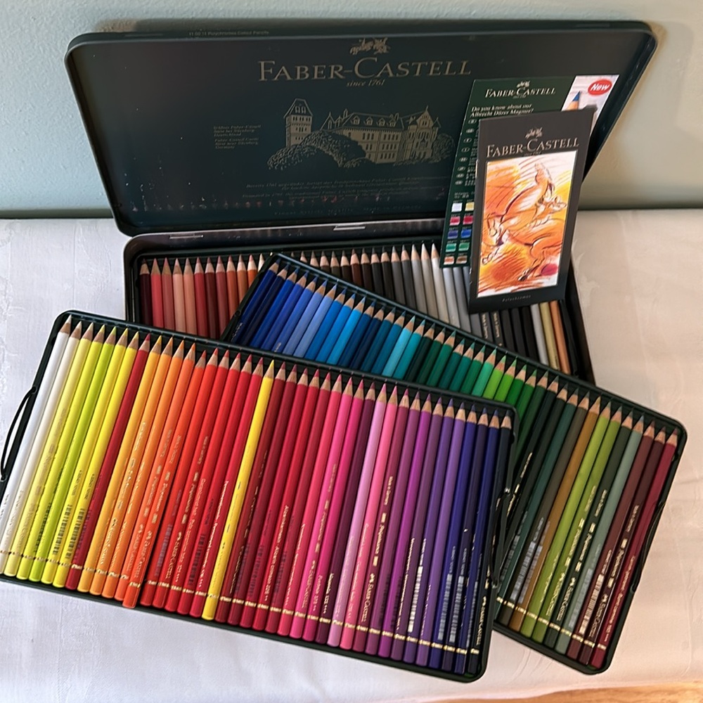 Faber Castell Polychromos Artists 120 Color Pencil Set Tin. - Picture 10 of 10